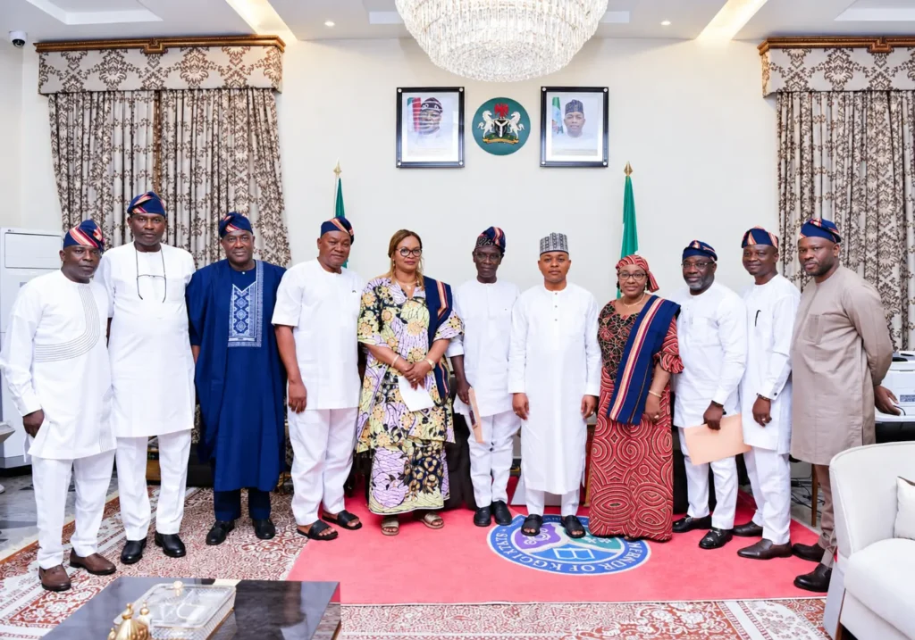 Foundation delegation received at the Kogi State Government House