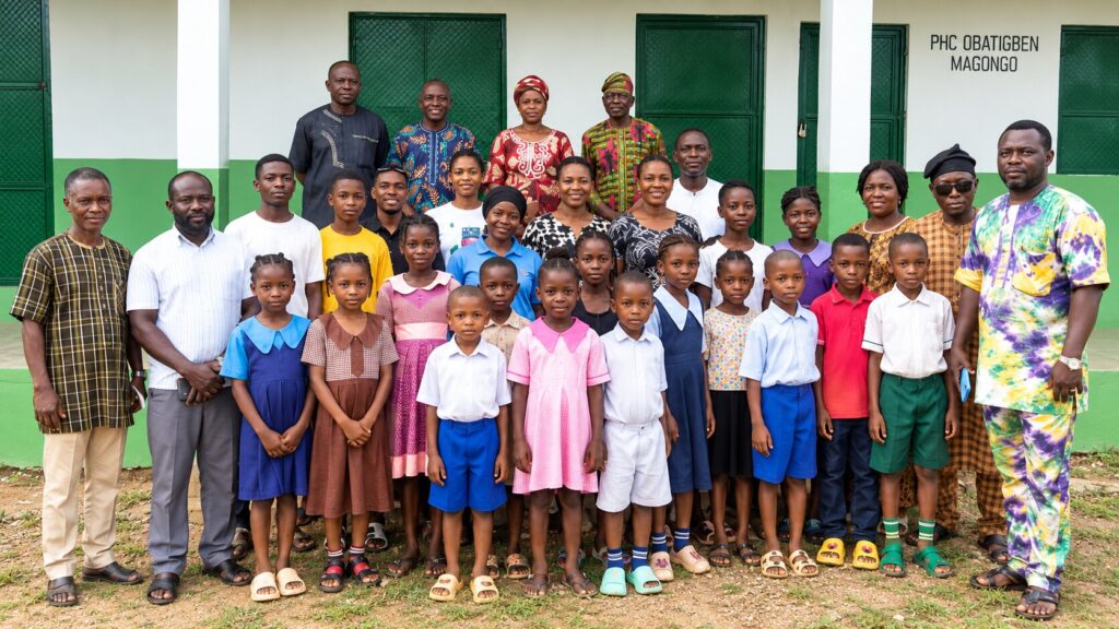 Pupils supported by the Foundation in Magongo