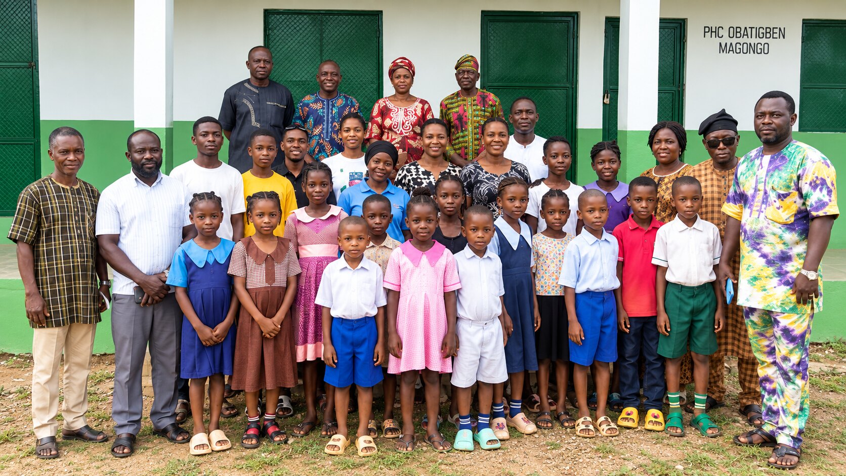 Pupils supported by the Foundation in Magongo